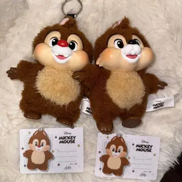 팝마트 디즈니 패밀리 큐트 키체인 칩과 데일