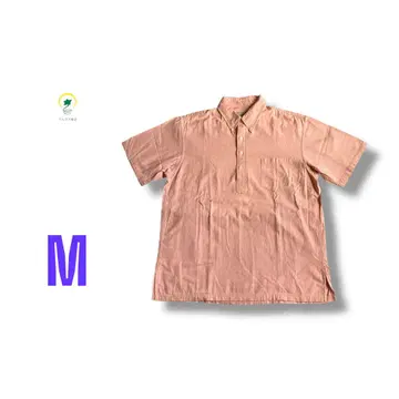 [각종 할인] L.L.Bean 무지 풀오버 반팔 셔츠 티셔츠 M