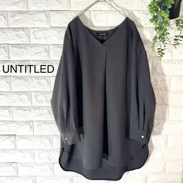 UNTITLED 블라우스 새상품급 언타이틀 현행 택