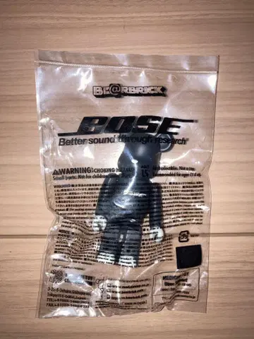 Bose BE@RBRICK 피규어 블랙