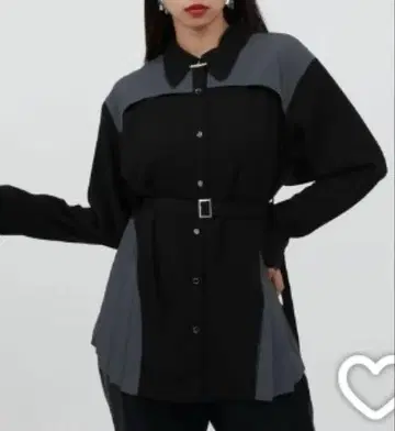 HARE 하이쇼쿠 벨트 플리츠 셔츠