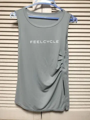 FEELCYCLE 그레이 슬리브리스 M