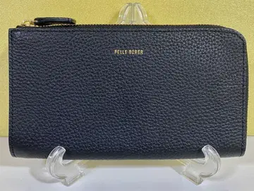 컨디션 최상 PELLE BORSA 라운드 지퍼 미사용 블랙