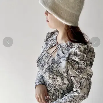 NOMAE 데콜테 2way 셔링 원피스