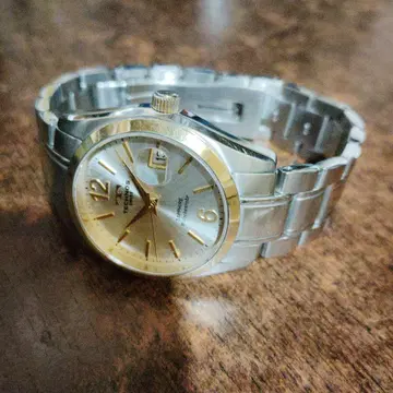 TECHNOS TGM-656 골드 베젤 배터리 교환 빈티지 테크노스