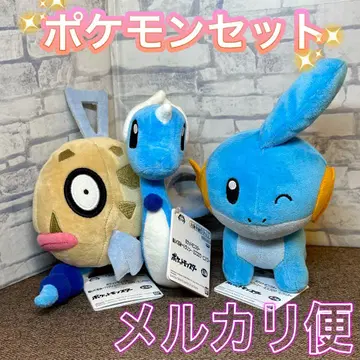 포켓몬 봉제인형 망나뇽, 물짱이, 빈티나 3종 세트