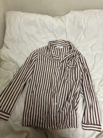 Regatta 브라운 스트라이프 긴팔 셔츠