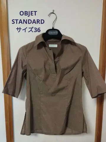 OBJET STANDARD 반팔 셔츠 사이즈 36 여성용