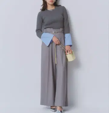 JUSGLITTY 와이드 팬츠