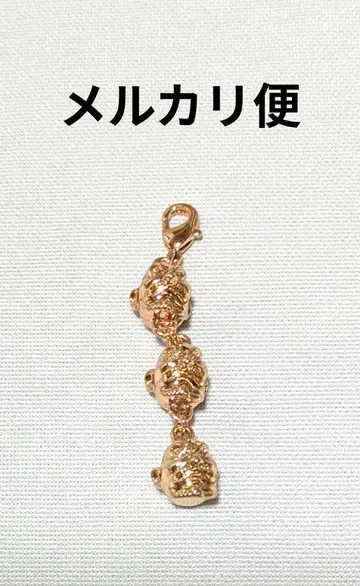 유바바의 액세서리 컬렉션 머리 3연 참 메탈 참
