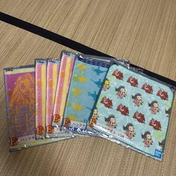[미사용 새상품] 디즈니 핸드 타월 6매 세트
