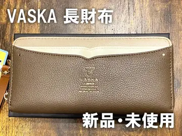 [추석 특가] 새상품 미사용 VASKA by moz 장지갑 라운드 지퍼