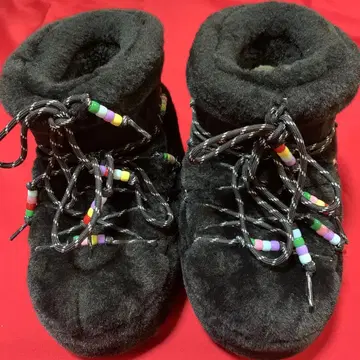 MOON BOOT 아이콘 블랙 숏부츠 24cm