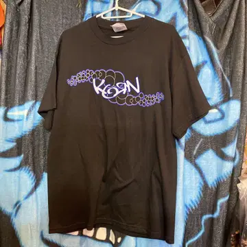 Korn 로고 T셔츠 블랙 데드스탁 리미티드 에디션