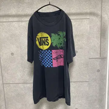 레어 VANS 반스 SKATER 스케이터 멋진 페이드 그래픽 L