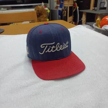 Titleist 캡 네이비/레드