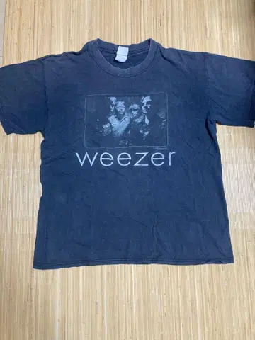 weezer 밴드 티셔츠 블랙