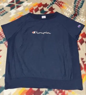champion 리버스 위브 슬리브리스 티셔츠