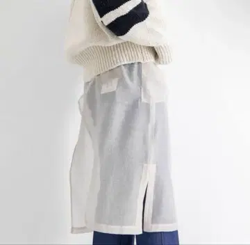 FUMIE TANAKA through apron 스커트