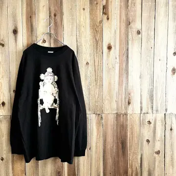 Saints & Sinners 롱T L 사이즈 세인츠&시너즈 블랙