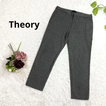 새상품급 Theory 이지 팬츠 스트레이트 스트레치 M 그레이