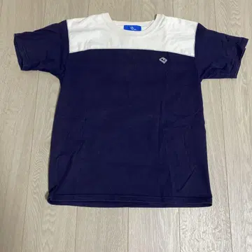 AND-WEAR 티셔츠 화이트 네이비 M 사이즈