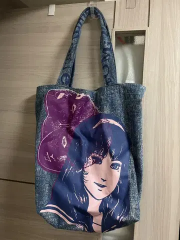이토 준지 토미에 데님 토트백