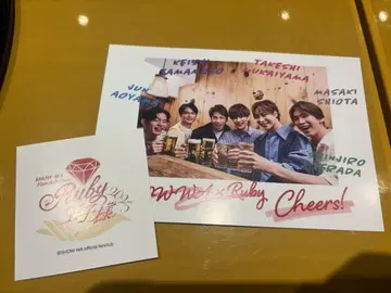 SHOW-WA Ruby 왕자님 엽서 & 스티커