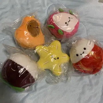니코리노 세계 후르츠 봉제 인형 세트