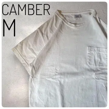 [캠버] CAMBER 무지 화이트 티셔츠 M 사이즈