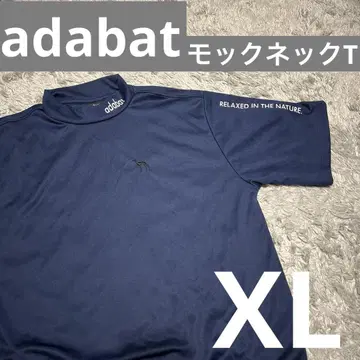 [컨디션 최상] adaboi 네이비 모크넥 티셔츠 골프 스포츠 LL