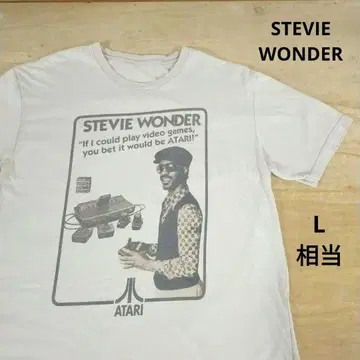 STEVIE WONDER 스티비 원더 Atari 게임 광고 티셔츠