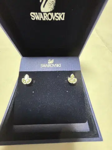 SWAROVSKI 리프형 귀걸이 정품