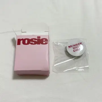 ROSE 로제 팝업 핀 배지