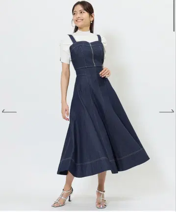 AND COUTURE 앙드 쿠튀르 워시드 데님 셋업