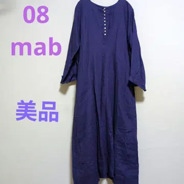 미품 08mab 린넨 롱 원피스