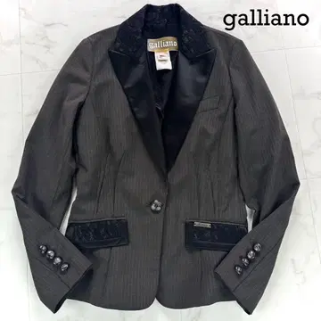 미사용품 Galliano 갈리아노 테일러드 자켓 레이스 40