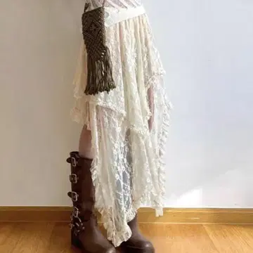 페어리 그런지 레이스 튤 스커트
