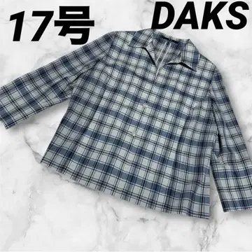 극상 새상품급 DAKS 닥스 셔츠 자켓 17호 빅 사이즈 체크