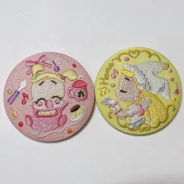 꼬마 마법사 레미 자수 캔뱃지 [하나] 2세트