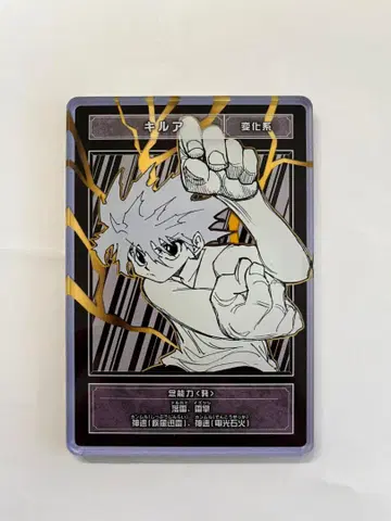 HUNTER x HUNTER 헌터x헌터 스탯 카드 키르아