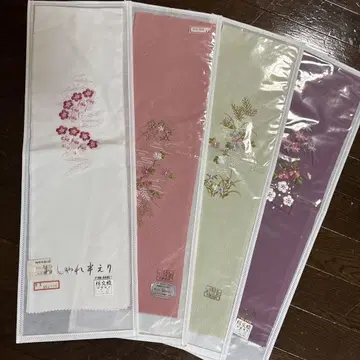 기모노 멋쟁이 장식용 깃 워셔블 자수 깃 장식용 깃 자수 깃 반에리
