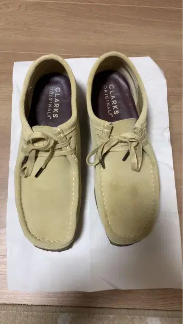 CLARKS ORIGINALS 왈라비 신발 메이플