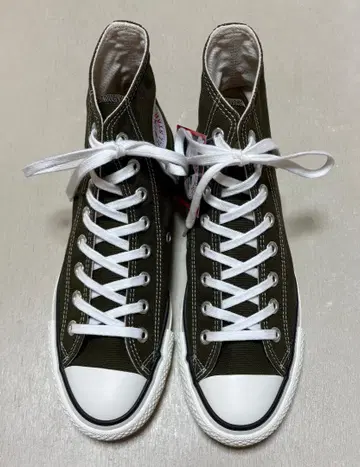 컨버스 일본제 올스타 J 카키 HI 25cm