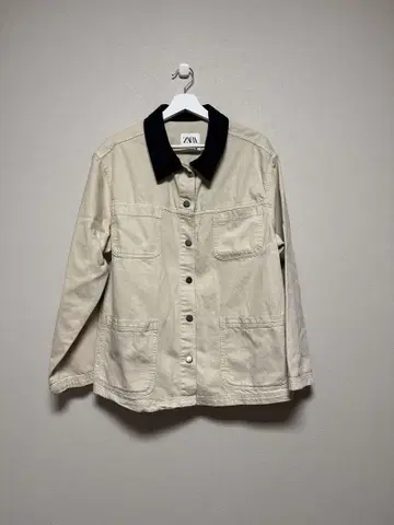 ZARA 베이지 데님 자켓 L 사이즈