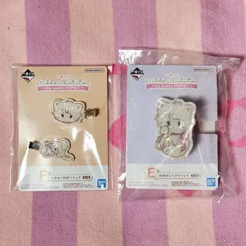 mikko characters 제일복권 E상 헤어 클립 F상 앞머리 클립