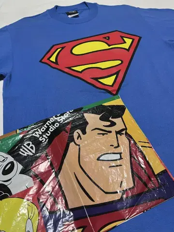 1997년 슈퍼맨 T셔츠 DC 코믹 미국제 빈티지
