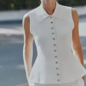 ZARA 페플럼 상의