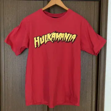 헐크 호건 HULKAMANIA 티셔츠 M WWE 프로레슬링