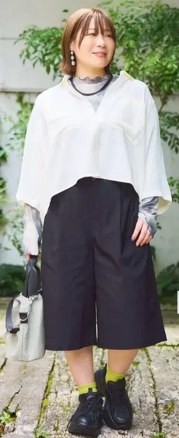 시마무라 오카다유리 하프 팬츠 4L